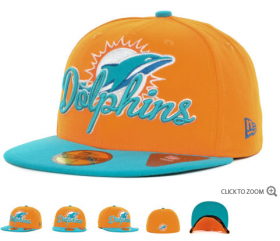 Wholesale Cheap Miami Dolphins fitted hats 11