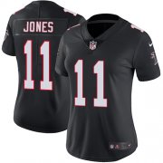 Wholesale Cheap Nike Falcons #11 Julio Jones Black Alternate Women's Stitched NFL Vapor Untouchable Limited Jersey