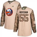 Wholesale Cheap Adidas Islanders #55 Johnny Boychuk Camo Authentic 2017 Veterans Day Stitched NHL Jersey