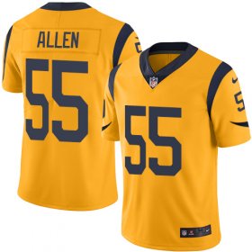 Wholesale Cheap Nike Rams #55 Brian Allen Gold Men\'s Stitched NFL Limited Rush Jersey