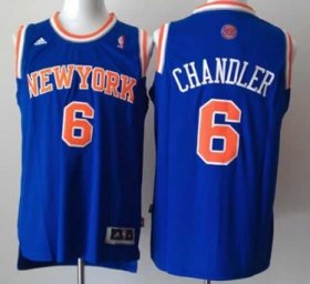 Wholesale Cheap New York Knicks #6 Tyson Chandler Revolution 30 Swingman 2013 Blue Jersey