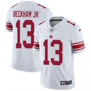 Wholesale Cheap Nike Giants #13 Odell Beckham Jr White Men's Stitched NFL Vapor Untouchable Limited Jersey