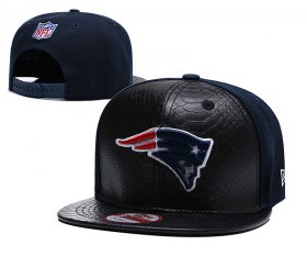 Wholesale Cheap NFL New England Patriots Team Logo Navy Silver Adjustable Hat YD