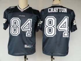 Wholesale Cheap Cowboys #84 Patrick Crayton Blue Stitched NFL Jersey