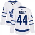 Wholesale Cheap Adidas Maple Leafs #44 Morgan Rielly White Road Authentic Women's Stitched NHL Jersey