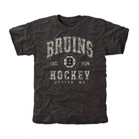 Wholesale Cheap Men\'s Boston Bruins Black Camo Stack T-Shirt