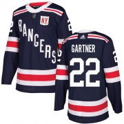 Wholesale Cheap Adidas Rangers #22 Mike Gartner Navy Blue Authentic 2018 Winter Classic Stitched NHL Jersey