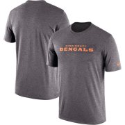 Wholesale Cheap Cincinnati Bengals Nike Sideline Seismic Legend Performance T-Shirt Charcoal