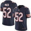 Wholesale Cheap Nike Bears #52 Khalil Mack Navy Blue Team Color Men's Stitched NFL Vapor Untouchable Limited Jersey