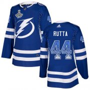 Cheap Adidas Lightning #44 Jan Rutta Blue Home Authentic Drift Fashion 2020 Stanley Cup Champions Stitched NHL Jersey