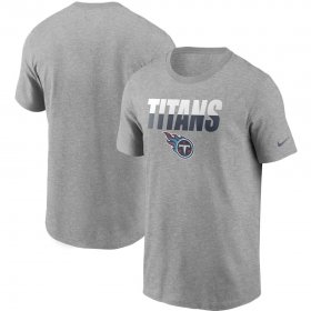 Wholesale Cheap Tennessee Titans Nike Split T-Shirt Heathered Gray