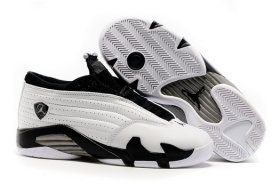 Wholesale Cheap Women\'s Air Jordan 14 Shoes White/black