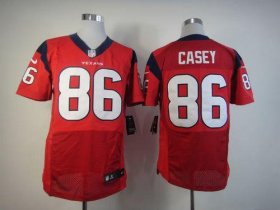 Wholesale Cheap Nike Texans #86 James Casey Red Alternate Men\'s Stitched NFL Elite Jersey
