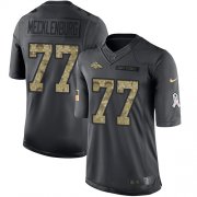 Wholesale Cheap Nike Broncos #77 Karl Mecklenburg Black Men's Stitched NFL Limited 2016 Salute to Service Jersey