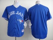 Wholesale Cheap Blue Jays Blank Blue Alternate Cool Base 2012 Stitched MLB Jersey
