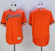 Wholesale Cheap Giants Blank Orange Flexbase Authentic Collection Cooperstown Stitched MLB Jersey