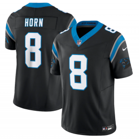 Wholesale Cheap Men\'s Carolina Panthers #8 Jaycee Horn Black 2023 F.U.S.E. Vapor Untouchable Stitched Football Jersey