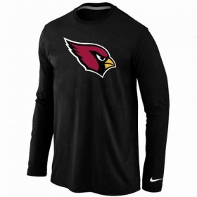 Wholesale Cheap Nike Arizona Cardinals Logo Long Sleeve T-Shirt Black
