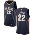 Wholesale Cheap Pelicans #22 Derrick Favors Navy Basketball Swingman Icon Edition Jersey