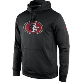 Wholesale Cheap Men\'s San Francisco 49ers Nike Black Practice Performance Pullover Hoodie