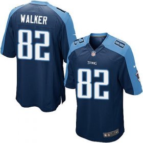 Wholesale Cheap Nike Titans #82 Delanie Walker Navy Blue Team Color Youth Stitched NFL Elite Jersey