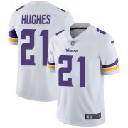 Wholesale Cheap Nike Vikings #21 Mike Hughes White Men's Stitched NFL Vapor Untouchable Limited Jersey