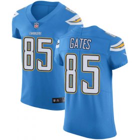 Wholesale Cheap Nike Chargers #85 Antonio Gates Electric Blue Alternate Men\'s Stitched NFL Vapor Untouchable Elite Jersey