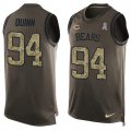 Wholesale Cheap Nike Bears #94 Robert Quinn Green Men's Stitched NFL Limited Salute To Service Tank Top Jersey