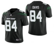 Wholesale Cheap Men's New York Jets #84 Corey Davis Black 2021 Vapor Untouchable Stitched NFL Nike Limited Jersey