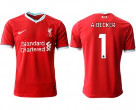Wholesale Cheap Men 2020-2021 club Liverpool home aaa version 1 red Soccer Jerseys