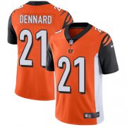 Wholesale Cheap Nike Bengals #21 Darqueze Dennard Orange Alternate Men's Stitched NFL Vapor Untouchable Limited Jersey