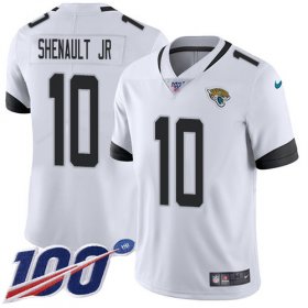 Wholesale Cheap Nike Jaguars #10 Laviska Shenault Jr. White Youth Stitched NFL 100th Season Vapor Untouchable Limited Jersey
