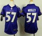 Wholesale Cheap Nike Ravens #57 C.J. Mosley Purple Team Color Youth Stitched NFL New Elite Jersey