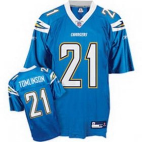 Wholesale Cheap Chargers LaDainian Tomlinson #21 Stitched Baby Blue NFL Jersey