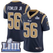Wholesale Cheap Nike Rams #56 Dante Fowler Jr Navy Blue Team Color Super Bowl LIII Bound Men's Stitched NFL Vapor Untouchable Limited Jersey