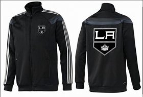 Wholesale Cheap NHL Los Angeles Kings Zip Jackets Black-3