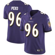 Wholesale Cheap Nike Ravens #96 Domata Peko Sr Purple Team Color Men's Stitched NFL Vapor Untouchable Limited Jersey