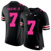 Wholesale Cheap Ohio State Buckeyes 7 Dwayne Haskins Black 2018 Breast Cancer Awareness College Football Jersey