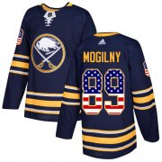 Wholesale Cheap Adidas Sabres #89 Alexander Mogilny Navy Blue Home Authentic USA Flag Stitched NHL Jersey