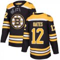 Wholesale Cheap Adidas Bruins #12 Adam Oates Black Home Authentic Stanley Cup Final Bound Stitched NHL Jersey