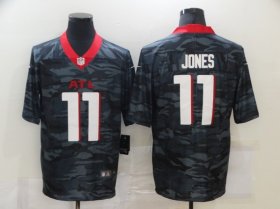 Wholesale Cheap Men\'s Atlanta Falcons #11 Julio Jones 2020 Camo Limited Stitched Nike NFL Jersey