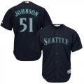 Wholesale Cheap Mariners #51 Randy Johnson Navy Blue Cool Base Stitched Youth MLB Jersey