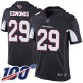 Wholesale Cheap Nike Cardinals #29 Chase Edmonds Black Alternate Men's Stitched NFL 100th Season Vapor Limited Jersey