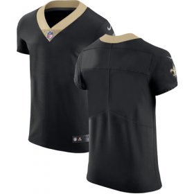 Wholesale Cheap Nike Saints Blank Black Team Color Men\'s Stitched NFL Vapor Untouchable Elite Jersey