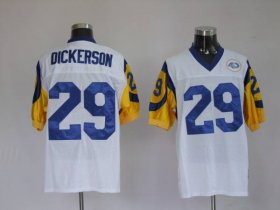 Wholesale Cheap Mitchell and Ness Rams #29 Eric Dickerson Stitched White NFL Jersey