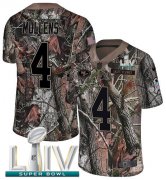 Wholesale Cheap Nike 49ers #4 Nick Mullens Camo Super Bowl LIV 2020 Youth Stitched NFL Limited Rush Realtree Jersey