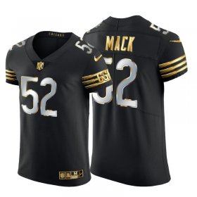 Wholesale Cheap Chicago Bears #52 Khalil Mack Men\'s Nike Black Edition Vapor Untouchable Elite NFL Jersey