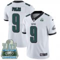 Wholesale Cheap Nike Eagles #9 Nick Foles White Super Bowl LII Champions Men's Stitched NFL Vapor Untouchable Limited Jersey