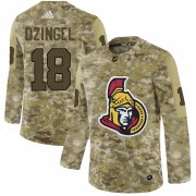 Wholesale Cheap Adidas Senators #18 Ryan Dzingel Camo Authentic Stitched NHL Jersey