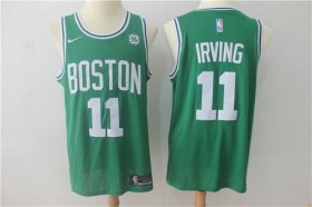 Wholesale Cheap Nike Celtics 11 Kyrie Irving Green Swingman Jersey